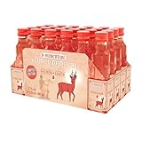 St. Hubertus Pfirsichlikör mit säuerlicher Note – Fruchtig, Intensiv, Trinkfertig | 24 Mini-Flaschen à 0,02 l – Nettoinhalt 480 ml