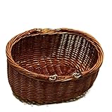 HYKJCSS Picknickkorb Picknick Korb Weiden-Hamper-Korb-Sets mit waschbarem Picknick-Korb-Besteck-Service-Kit Picknick-Korb im englischen Stil Picknickkörbchen(Color:B)