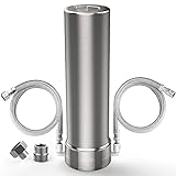 SimPure V7 Untertisch Wasserfiltersystem 75.000 Liter, 5 Stufe Edelstahl Unter Waschbecken Wasserfilter, Direkter Verbinden mit Küchenhahn, Reduzieren 99% Blei, Chlor, Schlechten Geschmack
