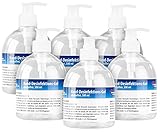 newgen medicals Handdesinfektionsgel: 6er-Set Hand-Desinfektions-Gels im Spender, alkoholfrei, je 500 ml (Desinfektionsmittel Hände, Hautdesinfektionen, Handgepäck)