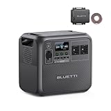 BLUETTI AC180 Powerstation mit Charger 1, 1152Wh LiFePO4 Backup, 560W Alternator-Ladegerät, DC-DC Ladegerät für Stromstation, 2,5 Std. volle Ladung über Auto, ideal für Reisen, Off-Grid, Stromausfälle