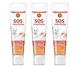 Alpinaweiß SOS Innenfarbe – weiß – praktische Tube zum Ausbessern von Wandflächen – hohe Deckkraft & leicht zu verarbeiten – 100 ml 3er Pack