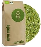 Mate Tee BIO 1KG ● frisch & grün ● Original Yerba Mate ● luftgetrocknet ● rauchfrei ● plastikfrei ● fair ● Matetee aus Mateblättern, Mateästen und Mateblattpulver ● DE-ÖKO-006