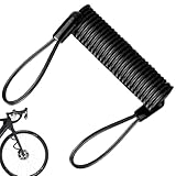 Schloss-Erinnerungskabel – Robustes Bremsscheibenschloss-Kabel Zum Diebstahlschutz | Sicherheits-Stahldraht-Feder-Erinnerungsseil Geeignet Für Roller, Motorrad, Fahrzeug, Gepäck Und Helmschloss
