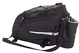 VAUDE Silkroad L Fahrradtasche Gepäckträgertasche 9+2l (Black, Einheitsgröße)