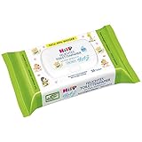 HiPP Babysanft feuchtes Kinder Toilettenpapier, 6er Pack (6 x 50 Stück)