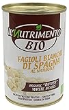 IL NUTRIMENTO Riesige Weiße Bohnen – Ballaststoff- und Proteinreiche Quelle – Ohne Salzzusatz – 12er-Pack (12 x 400 g)