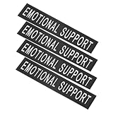 ERINGOGO 4 Stück Haustier Aufnäher Für Brust Und Rücken Von Arbeitshunden Klett Aufnäher Service Hundezubehör Aufnäher Streetwear Für Hunde Sicherheitsausrüstung Für