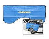 Kotflügelschoner | Magnetischer Kotflügel Schutz | KFZ Zubehör | Kantenschutz | Abdeckplane Reparatur | Werkstatt Zubehör | 103 x 59 cm | Karosserie Schutz Auto