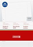 Brunnen 1066927 Ringbucheinlagen (A4, liniert, mit Randlinien, Lineatur 27, 50 Blatt, 70 g/m²) (1 Stück, A4, liniert, mit Randlinien, Lineatur 27, 50 Blatt, 70 g/m²)