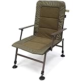 G8DS® XPR Angelstuhl gepolstert Schlammfüße verstellbar Armlehnen bequem Karpfen Angeln sitzen Chair