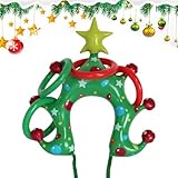 Weihnachtsbaumringwerfer – PVC 45 x 52 cm interaktiv aufblasbar | Baumring, Kopfringe, Spielzeug für und Erwachsene, Familie, drinnen und draußen, Weihnachtsfeier, SC Event