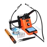 Heißluftstation 926LED-III 130W Lötkolben Mit 2 Helfenden Händen Elektrischer Min. SMD-Lötstation DIY-Lötset(926LED-III)