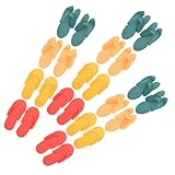 PACKOVE 12 Paare Einweg Pediküre Slipper Rutsch EVA Beauty Salon Hausschuhe Tragbare Disposable Pantoffeln für Gäste und Spa Nutzung