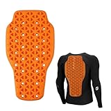 Rückenprotektor Motorrad Abnehmbare, Zertifizierte Motorrad Rückenprotektor Protektoren Motorrad Protektoren Reiten, Motorrad-Schutzausrüstung, Rückenprotektor Hohe Sicherheit Unisex Erwachsene