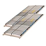 Sleepneo Lattenrost 160x200 cm 28 Latten 7-Zonen Belastbarkeit ca. 140 kg Schichtholz aus Birke Montage in Eigenregie Made in Germany