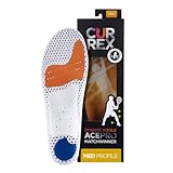 CURREX AcePro Einlegesohlen für Tennis- und Hallenschuhe - Optimal für Handball, Badminton und Volleyball (Med Profile) - EU 39,5-41,5 (M)