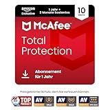 McAfee Total Protection (10 Geräte) 2025 | 15 Monate | Secure VPN, Sicherheitssoftware mit Virenschutz, Kennwort-Manager, Identitätsüberwachung | Digitaler download