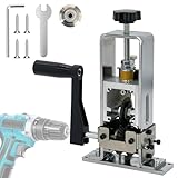 LILOOVKE Abisolierzange1-25mmAbisolierwerkzeug Abisoliermaschine für Handkurbel oder Bohrmaschine Manuelle Abisolierzange Kann fixiert oder entfernt werden Kabelabisolierer für Kupferschrott Recycling