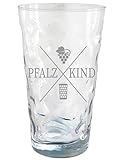 Dubbeglas klar mit Gravur | PFALZKIND Dubbeglas | 500ml Volumen | Dubbeglas als Geschenk