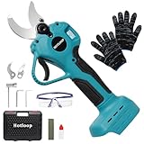 Akku Astschere Professionelle Elektrische Gartenschere für Makita 18V Batterie,Gardena Akku Gartenschere Max 30mm Schneiddurchmesser mit 2 SK5 Ersatzklingen,LCD Anzeige (Ohne Akku)