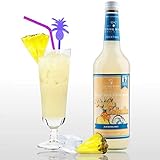 Virgin Colada Cocktail alkoholfrei - Bar Premix für 17 fertige Cocktails | Flasche 0,7l komplett mit Zutaten | Einfach mit Ananassaft mixen, fertig