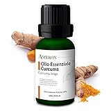 Ätherisches Öl Kurkuma AMYRON 15ml Natürlich und Rein zu 100% Ideal für Aromatherapie und ätherische Öldiffusoren, Aromamassagen und den Verzehr.