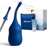 DOCXEN Analdusche Für Analverkehr 310ml - Einlauf Für Erwachsene ✮LEBENSLANGE GARANTIE✮ Analdusche Für Mann Frau - Silikon Anal Dusche Rückschlagventil - Klistier Für Analverkehr, Enema Anal Douche