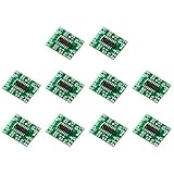 Fiorky 10 Stück PAM8403 Mini-Leistungsverstärkerplatinenmodul 2,5 V-5,5 V 2 Kanäle Super Mini Stereo Audio AMP Board Klasse D USB-Netzteil zur Lautstärkeregelung