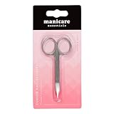 Manicare Nagelschere gebogen – präzise, lange Klingen aus japanischem Edelstahl, rostfrei; für Maniküre & Pediküre, sauberer Schnitt, ergonomischer Halt für Finger- und Fußnägel