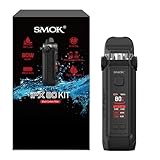 SMOK IPX 80 Kit 80W Pod System E-Zigarette Vaporizer 3000mAh Akku IPX67 Wasserfest Staubdicht Stoßfest 5.5ml Pod RPM 2 Coil Einstellbarer Luftstrom Schnellladung Ohne Nikotin Schwarz Carbonfaser