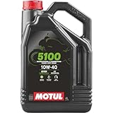 Motul 104068 4-Takt-Motoröl - 5100 4T, 10 W-40, 4 L