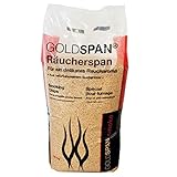 15kg GOLDSPAN Smoke Räucherspäne (Körnung 10/40 3,0 - 5,0mm) Räuchern Buche Smoking Chips Räuchermehl Räucherholz