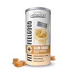 Layenberger Fit+Feelgood Slim Shake Powder, Mahlzeitersatz für 12 Portionen mit je 213 kcal (1x 396 g) - Salted Caramel