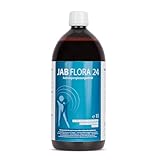 JAB biopharma Flora 24 Probiotikum Flüssig, 24 Bakterienkulturen, 1000ml, Glutenfrei Laktosefrei Vegan, Darmflora Unterstützung