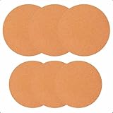 Korkuntersetzer, 6er-Set, 16cm/19 cm Runde Topfuntersetzer, rutschfeste Untersetzer, Topfuntersetzer Kork Rund, Untersetzer Kork, rutschfeste Korkuntersetzer, für Kaffee, Töpfe, Pfannen