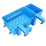 YWBL-WH Aufbewahrungskorb für den Pool, Oberirdischer Poolkorb, Aufbewahrungskorb für Schwimmbecken mit Getränkehalter für den Pool (BLUE)