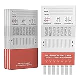 5x Drogentest Schnelltest 7-in-1 Multi-Test | Urin Drogentests auf THC (Marihuana), Kokain, Opiate, Methadon, Amphetamine, Ecstasy & Benzodiazepine | Präzise & zuverlässige Ergebnisse in 5 Minuten