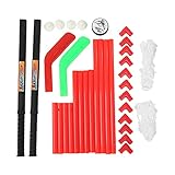 Tissting Elektrisches Schwebe Hockey interaktives Spielzeug, Luftkissen schwebender Puck Gleitspiel, Kunststoff mit Schaumrand, für Kinder über 6 Jahre Indoor Outdoor Sport