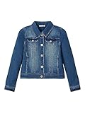 NAME IT Mädchen Nitstar Rika Dnm Jacket Nmt Noos Jacke, Medium Blue Denim, 116 EU