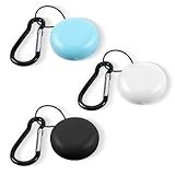 3 Stück Kopfhörer Organizer Kunststoff Tasche Tragbare Aufbewahrungstasche Klein Kopfhörer Tasche mit Karabiner Tragbare Ohrstöpsel Aufbewahrungsbox für Ohrringe Ring Cable Earbuds U Disk