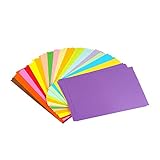 Erlliyeu Buntpapier Farbigen A4 Kopierpapier Papier mehr Spaß am Basteln Gestalten Dekorieren Zuschnitt-Papier 100 Blätter 10 Farben für DIY Kunst Handwerk (20 * 30cm)