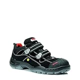 ELTEN Sicherheitsschuhe SCOTT Pro ESD S1P, Herren, Textil, Kunststoffkappe (leichter als Stahlkappe), leicht, sportlich, Schwarz, Größe: 43