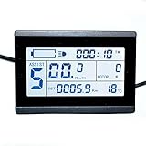 windmeile | Display KT-LCD3, Professional, Bordcomputer, Tachoanzeige, LCD-Display, Beleuchtet, E-Bike, Elektro Fahrrad, Pedelec, 24V/36V/48V