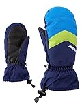 Ziener Kinder LETTERO Ski-Fäustling/Wintersport | wasserdicht atmungsaktiv, navy, 4