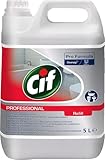 Cif Pro Formula Badreiniger 2in1 Reiniger und Entkalker, auch für verchromte Oberflächen, Kunststoffe mit Keramik, 5 L