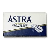 Astra Superior Stainless Double Edge Razor Blades - Pack of 100 Blades