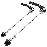 Fizdoqg Schnellspanner 2 Stück Schnellspanner Fahrrad Vorder und Hinterrad Schnellspanner Quick Release Fahrrad Achsen Set Bicycle Quick Release MTB Schnellspanner für Rennrad/Mountainbike