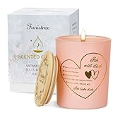 Valentinstag Duftkerze Geschenk für Sie Freundin, Duftkerzen im Glas Ich Liebe Dich Geschenke für Frauen Partner, Valentinstagsgeschenk Geburtstagsgeschenk Jahrestag Geschenk für Pärchen Paare