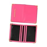 NUOBESTY PU Leder Kartenetui Schutzhülle für Bank und Ausweiskarten Schmutzabweisend Robust für Reisen Büro und Alltag Praktischer Schutz und Zugriff Teilig